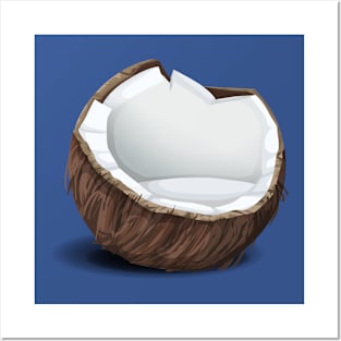 coconut for vegans and vegetarians Posters and Art